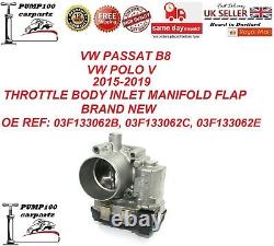 For Vw Passat B8 Vw Polo 2015-2019 Throttle Body Inlet Manifold Flap 03f133062b