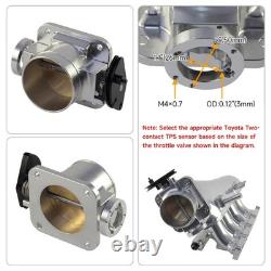 Intake Manifold Kit + 80mm Throttle Body + Fuel Rail For VW GTI MK4 Audi TT 1.8T