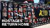 Live Freed Israeli Hostages Arrive At Reim Military Base