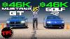 Muscle Vs Turbo The New Volkswagen Golf R Takes On The New Mustang In A Drag Race