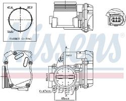 THROTTLE BODY 955041 FOR VW CALIFORNIA/T5/Camper/T6 GOLF/VIII/Van/ALLTRACK CC