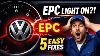 Vw Epc Light On Top 5 Causes U0026 Easy Fixes Volkswagen Epc Warning Explained